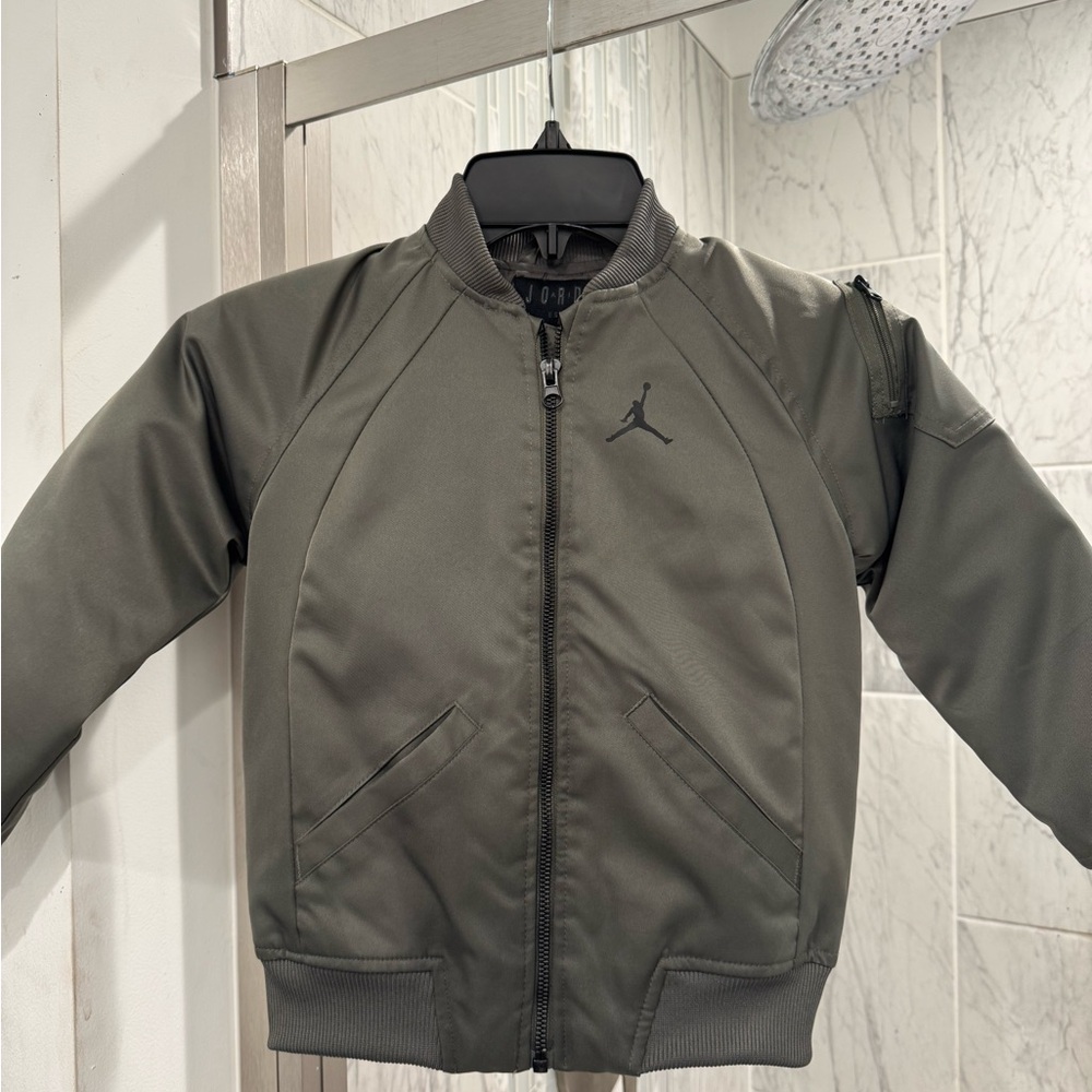 Boys Jordan Gray Coat NWOT